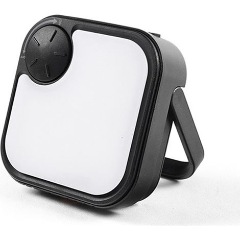 Lampe solaire de camping ultra-lumineuse étanche rechargeable USB pour tente extérieure, noir - éclairage d'urgence extérieur (1/5)