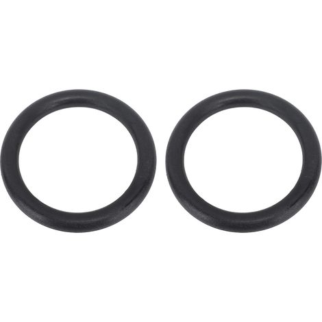 Anneaux de fitness noirs en ABS antidérapants et réglables avec ruban en polyester, anneaux de traction pour l'entraînement en gymnastique et les compétitions sportives (1/5)