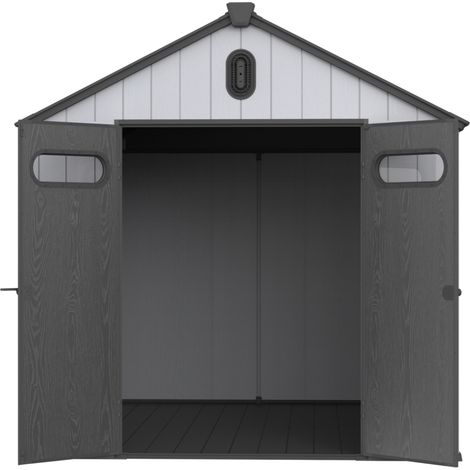 Caseta de jardín de resina 285 x 235 x 231 cm MODENUIT (1/5)