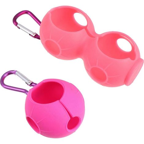 Boîte de rangement portable pour balles de golf, taille aléatoire 0,7×1,6×1,6 pouces, lot de 2. (1/5)