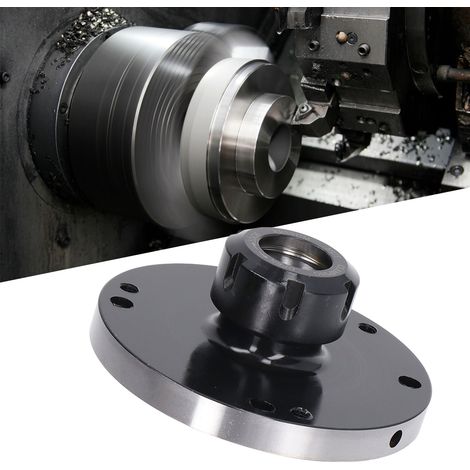 Mandrin à pince ER32, diamètre 125 mm, conception à sept trous, pour machines-outils de fraisage CNC. (1/5)