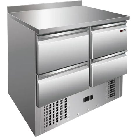 Table réfrigérée positive 2x2 tiroirs REDFOX - MTZ 904 - REDFOX