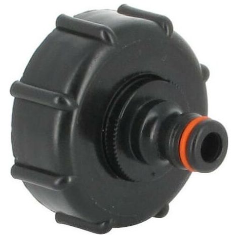 Raccord cuve eau S60X6 Filetage femelle S60X6 Embout mâle jardin Ø 16 mm Compatible cuve 1000L pour arrosage 1/2 (1/5)