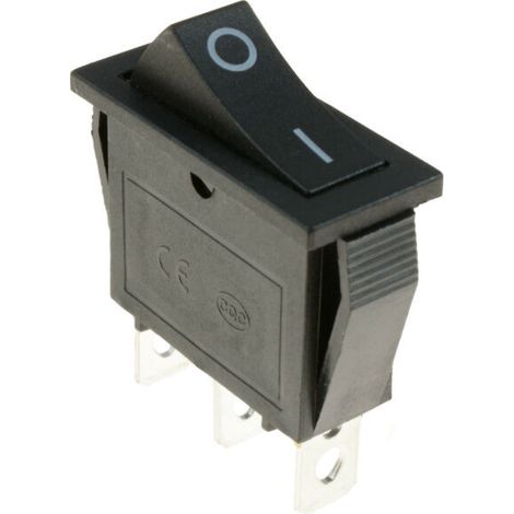 Nero 16a/250v On-on 11.400c/ns Interruttore a levetta unipolare pulsato 16a/250v On-on 11.400c/ns