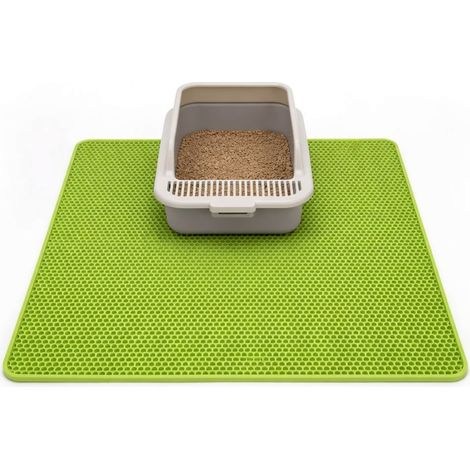 Tapis anti-sable pour bac à litière double couche épaissi modèle 19 (1/5)