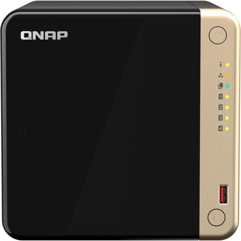 QNAP TS-464 NAS Tower Collegamento ethernet LAN Nero N5095 (1/4)
