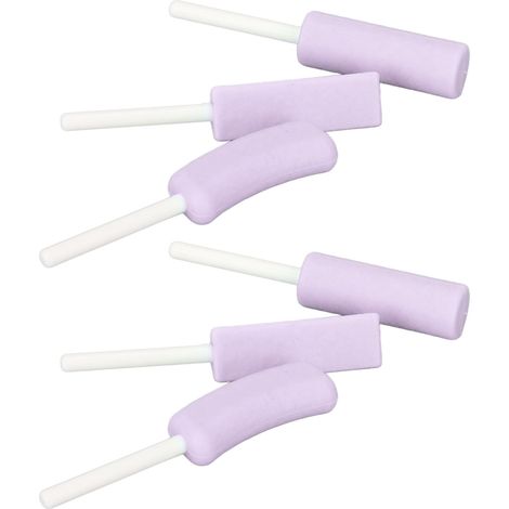 Lot de 6 gouttières orthodontiques à mâcher pour hommes et femmes, à utiliser à la maison ou en voyage, hygiéniques et portables, en silicone, avec plateau d'alignement et accessoire, saveur myrtille (1/5)