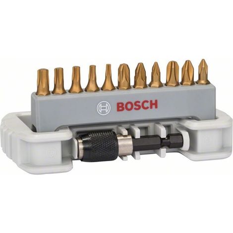 Bosch Schrauberbit-Set Max Grip 11tlg. PH PZ Torx Schnellwechselhalter - 2608522126 (1/2)