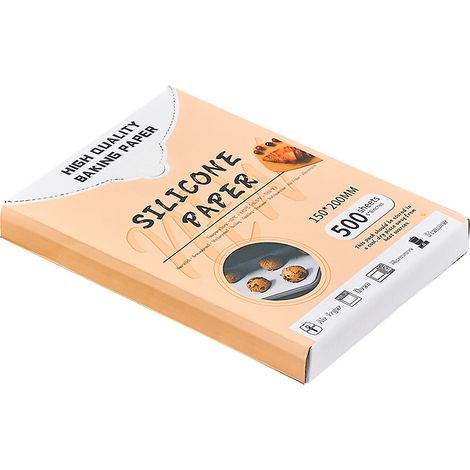 200 feuilles de papier barbecue de qualité alimentaire — papier de cuisson résistant à la graisse et à la chaleur pour la boulangerie (1/5)