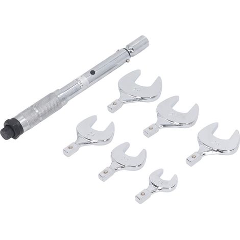 Juego de llaves dinamométricas para aires acondicionados, fabricadas en acero de alto contenido en carbono, de alta precisión, para desmontaje y mantenimiento.