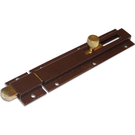 Catenaccio verticale profilato 150 x 40 mm. - verniciato bronzo