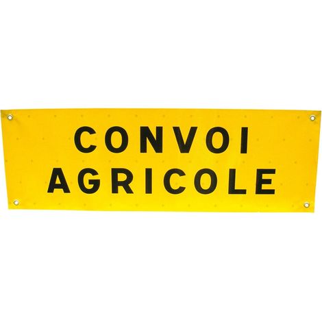 Panneau Convoi Agricole - Tissu - 1200x400 mm
