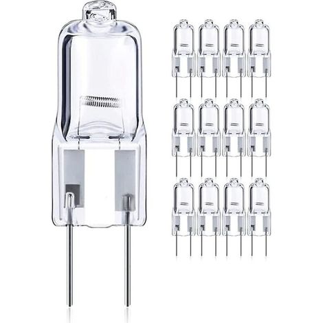 12 pz. 50 W Gy6.35 / G6.35 Alogeno dimmerabile, attacco bi-pin 12 V T4 G6.35 820 lm (1/5)