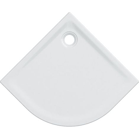 Vassoio angolare in ceramica GEBERIT Renova - 90 x 90 extrapiatto da appoggio/incasso - 00725800000AG3