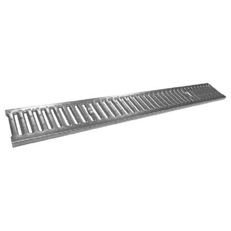 Rejilla de acero inoxidable 130x1000x20 mm + Block System - DAKOTA