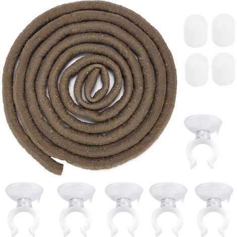 Branche d'escalade de reptiles artificiels, jungle flexible, décoration d'habitat en rotin de 9,84 pieds (L) (1/5)