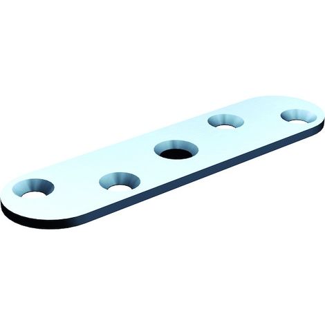 Platine de fixation sur chant axe 12mm Staral plus MANTION pour portes bois 400kg - 0056