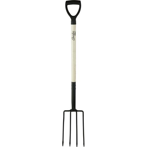 Horca de excavación DEDRA - Acero al carbono, mango de 120 cm