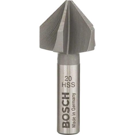 Fresa per smussatura HSS Argento Cylindrica Bosch