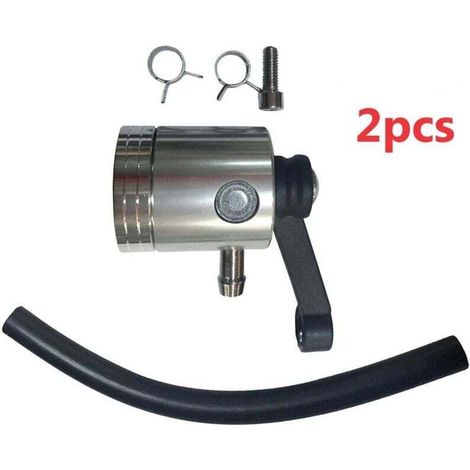 2-piece set: brake pump reservoir, oil reservoir, brake fluid reservoir, clutch reservoir, master cylinder, oil pan with bracket MUMU (1/4)