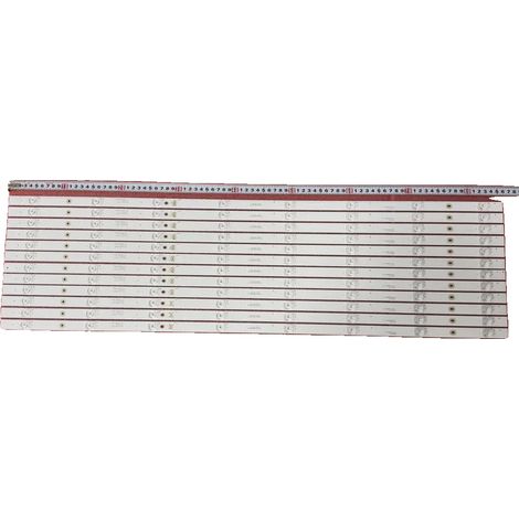 Striscia LED compatibile con i modelli TCL, design a basso consumo energetico, 12 pezzi per TV (1/5)