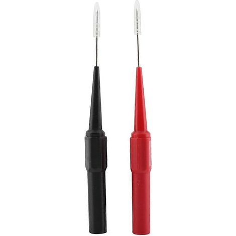 1 Paar Prüfspitzen, Isolationsdurchdringungsnadeln für Multimeter, rot/schwarz