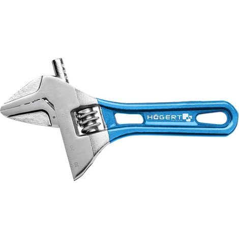 Llave inglesa de 140 mm, Hogert Szwed, ajuste preciso, herramienta duradera, ideal para trabajos mecánicos, acero de alta calidad y mango ergonómico