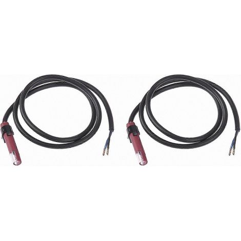 Compatible avec deux tubes photosensibles à détection de flamme pour la détection du brûleur, photorésistance, rouge. (1/5)