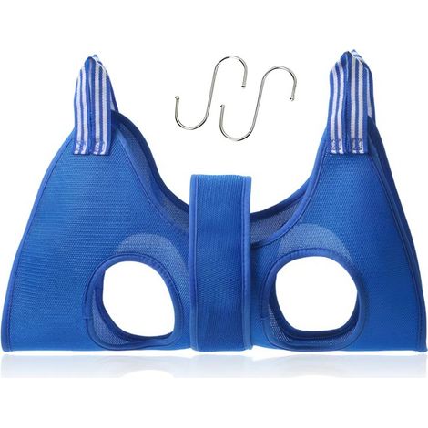 Kit de hamaca para el cuidado del pelaje de perros, arnés de aseo mejorado con correa ancha ajustable de velcro, hamaca para el cuidado de las uñas, aseo, baño y recorte - Mediana (1/5)
