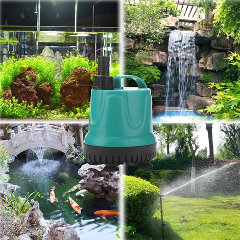 Pompe submersible de drainage d'eau avec filtre et aspiration de fond silencieuse pour aquarium EB-A800 18 W (prise UE) (1/5)