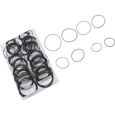 Lot de 180 joints toriques pour fond de montre, 18 tailles disponibles, rondelles en caoutchouc pour la réparation de montres. (1/5)