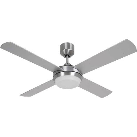 Beacon Ceiling Fan Altitude Eco Chrome brushed 122 cm / 48" with LED lighting