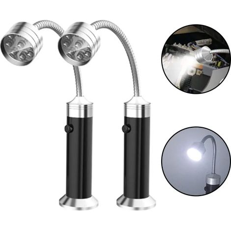 Lampe LED pour barbecue avec base magnétique universelle réglable, idéale pour les fêtes en plein air, le camping et les grillades. Accessoires pour barbecue-AquaForge