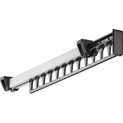 Porte-vêtements coulissant - Support coulissant pour penderie - Peut contenir 12 cintres - Longueur 315 mm (1/5)