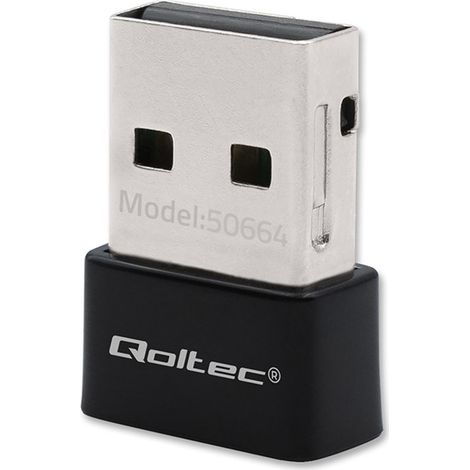 Adattatore Wi-Fi USB Qoltec ultraveloce, mini wireless  Standard AC  650 Mbps (1/5)