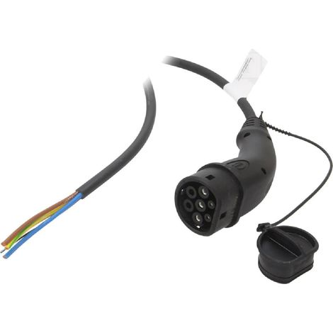 Prise voiture electrique EU - 7.5m 32A monophase 3x6mm2 + 1x0.5mm2