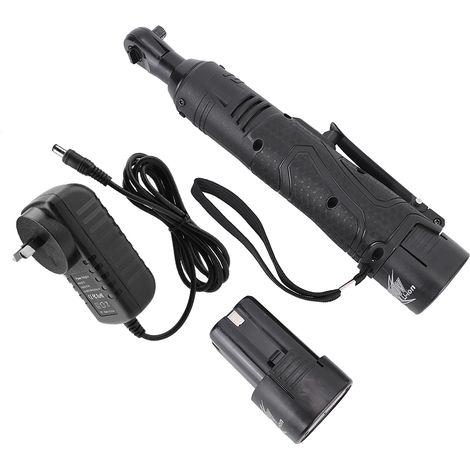 Clé à Choc 18V avec Batterie Lithium et Angle Droit 3/8 Pouce - Chargeur AU Plug 220V (1/5)