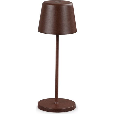 Ideal Lux CUTE Lampe LED portable d'extérieur à intensité variable Café 2200-2700K IP65