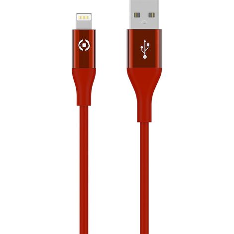 12W USB-A TO LIGHTNING CABLE 3M RED (1/5)