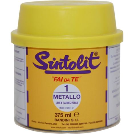Sintolit 375 ml mastic pour tuyaux de carrosserie de gouttiA res mA talliques en fer