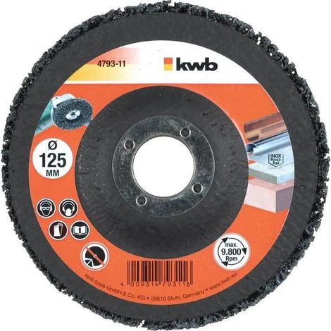 Disco de limpieza kwb nylon 125 mm 13 mm