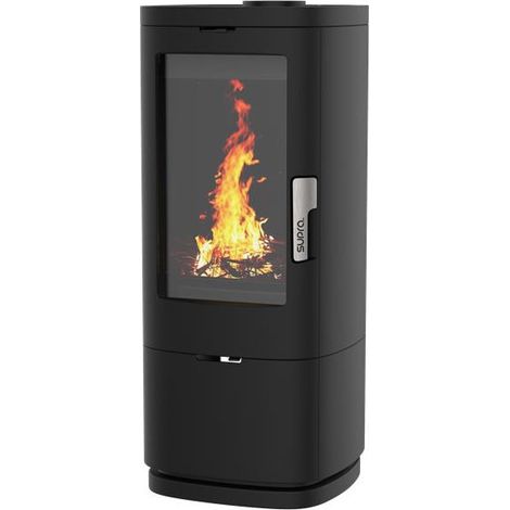 Supra – FR9016180B – Poêle à bois Vision verticale – fonte – sortie arrière Ø 150 mm – Taille de bûches maxi 50 cm – Double combustion (1/6)