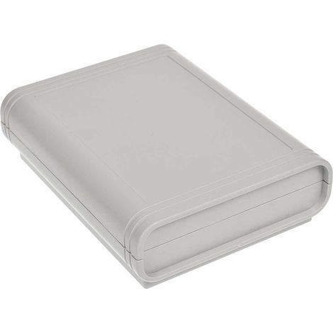 Boîtier RS PRO en Polycarbonate, 129.9 x 99.9 x 36.2mm, Gris clair ( Prix pour 1 ) (1/3)