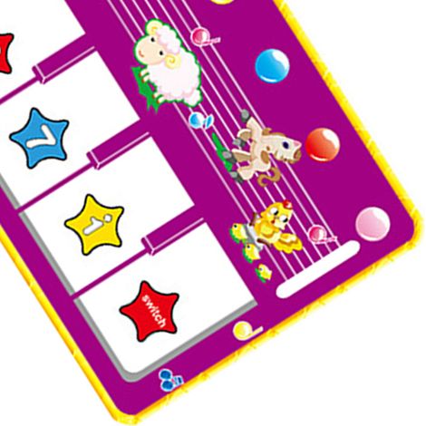 Baby-Klavier-Spielmatte, Musik-Tanzmatte, Tierdecke, Teppich, Spielmatte, Entwicklungsspielzeug für kleine Jungen und Mädchen (1/4)
