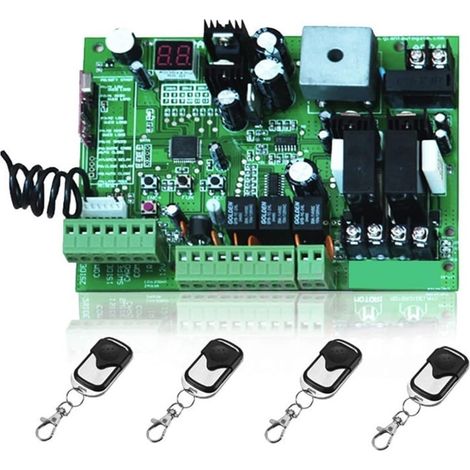Kit d'ouvre-portes automatiques Carte universelle de Type 24V for panneau de commande d'ouvre-porte pivotant à Double bras automatique système de Center de contrôle intelligent pour accessoires de por (1/5)