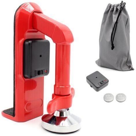 Bloque-Porte Alarme Multi Surface 80 dB Cale avec Detecteur de Vibration