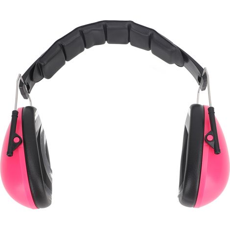 Casque antibruit bébé coque rose, protection auditive douce, réduction de bruit, écouteurs insonorisants, doublure moelleuse (1/5)