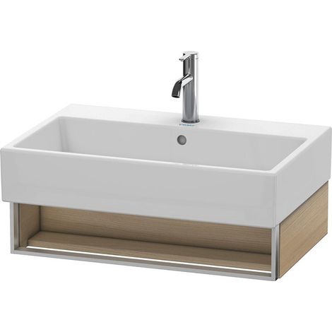 Duravit Vero Air vanity unit a parete 68,4 x 43,1 cm, 1 scomparto aperto, per Vero Air 235070, Colore (anteriore/corpo): Rovere mediterraneo impiallacciato in vero legno - VA602607171