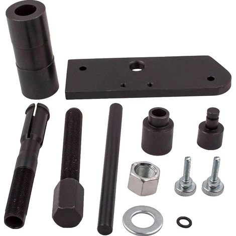 Herramienta doble para la instalación de rodamientos internos, de acero, 10 x 6 x 2 pulgadas, compatible con Harley Evolution 1988-2016, pesa 2.5 libras, facilita la instalación de los rodamientos. (1/5)