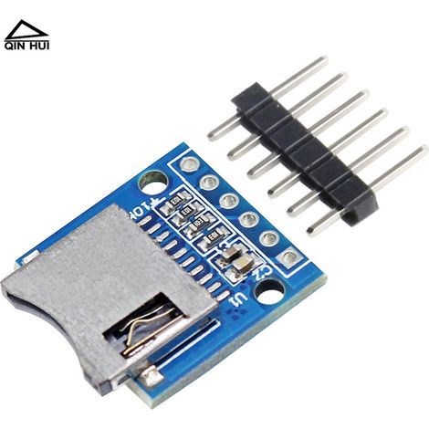 Adapter board for micro SD card with 3.3V SPI interface, mini SD card reader/writer, TF card reader module (1/4)